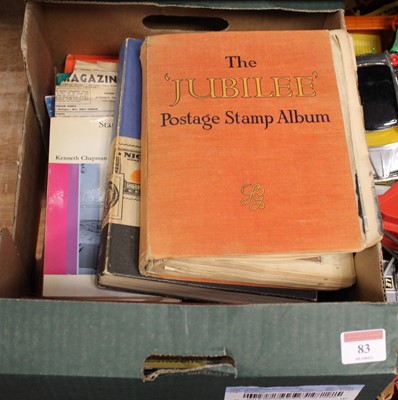Lot 83 - A schoolboy stamp collection contained in a...