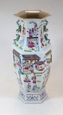 Lot 18 - A reproduction Chinese style vase, of...