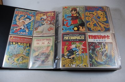 Lot 423 - An album of postcards, mainly being comic book...