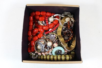 Lot 451 - A collection of costume jewellery, to include...