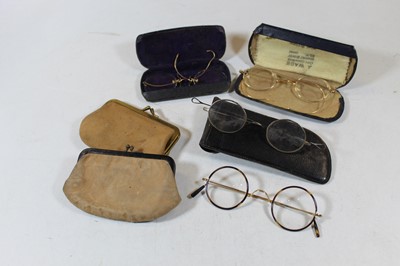 Lot 464 - A pair of early 20th century tortoiseshell...