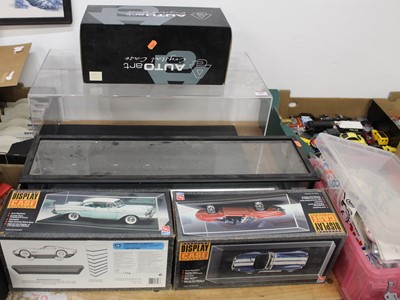 Lot 500 - Two boxed Prestige perspex display cases,...