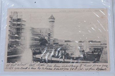 Lot 2052 - An album of Exhibition postcards bieng English,...