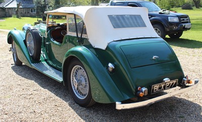 Lot 3421 - A 1934 Alvis Speed Twenty SC Tourer by Vanden...