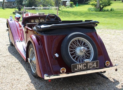 Lot 3423 - 1938 MG VA 1½ two door 4 seat open tourer Reg...