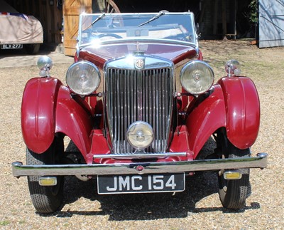 Lot 3423 - 1938 MG VA 1½ two door 4 seat open tourer Reg...
