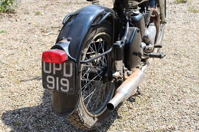 Lot 3437 - A 1952 Norton 88 Dominator, registration UPU...