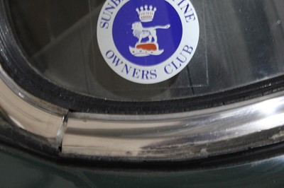 Lot 3430 - A 1968 Sunbeam Alpine Series V GT Reg No....