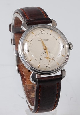 Lot 2686 - A vintage gent's Jaeger LeCoultre steel cased...