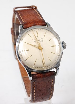 Lot 2692 - A gent's Junghans Trilastic steel cased...