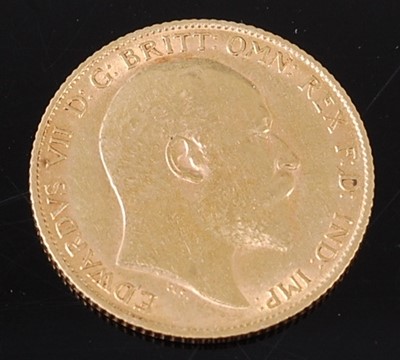 Lot 2055 - Great Britain, 1907 gold half sovereign,...
