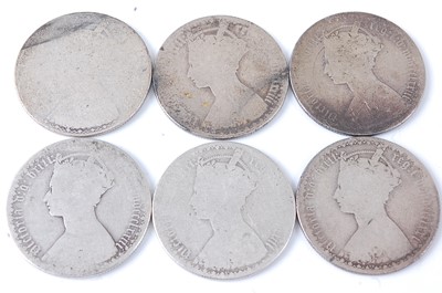 Lot 2195 - Great Britain, 1871 Gothic florin, Victoria...