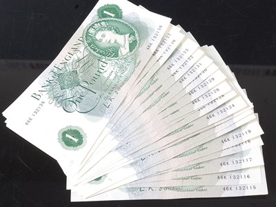 Lot 2239 - Great Britain, a consecutive run of twenty...