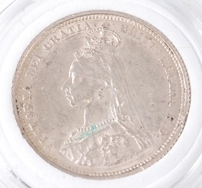 Lot 2253 - Great Britain, 1887 shilling, Victoria jubilee...