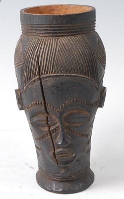 Lot 83 - * A carved palm wine cup, Kuba People, D.R.C.,...