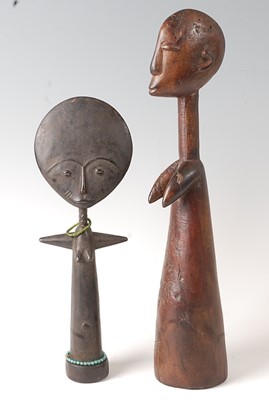 Lot 64 - * An Akua'ba fertility doll, having a...