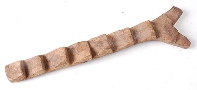 Lot 69 - * A miniature granary ladder, Dogon People,...