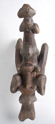 Lot 74 - * A zoomorphic helmet mask, Chamba People,...