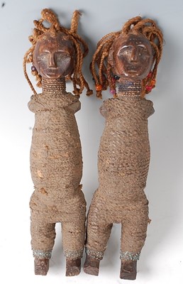 Lot 95 - * A pair of Power fetish figures, each being...