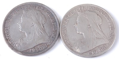 Lot 2269 - Great Britain, 1893 crown, Victoria veiled...