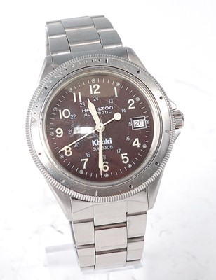 Lot 2750 - A gent's steel Hamilton Khaki automatic wrist...