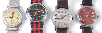 Lot 2771 - Four various gents' vintage Russian and USSR...