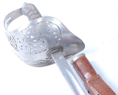 Lot 2231 - An 1897 pattern Infantry Officer's sword, the...