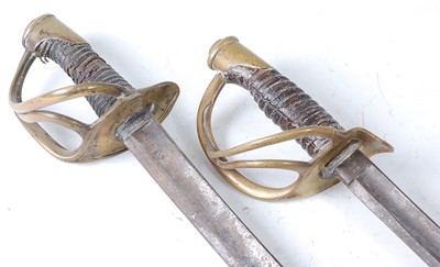 Lot 2235 - A U.S. 1860 pattern Cavalry sword, the 88cm...