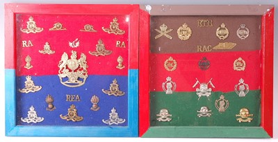 Lot 2181 - A collection of Artillery and Cavalry cap...