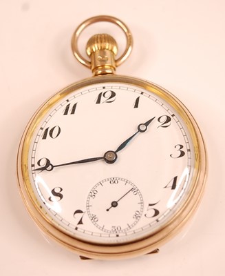Lot 3146 - A George V 9ct gold cased gent's open faced...