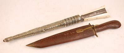 Lot 2239 - A 19th century Ottoman Bichaq, having a 20cm...
