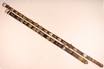 Lot 2189 - A collection of cap badges and insignia to...