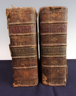 Lot 3003 - JOHNSON, Samuel. A Dictionary of the English...