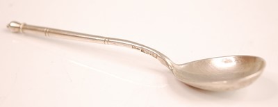 Lot 3068 - A Russian silver spoon, the reverse of the...