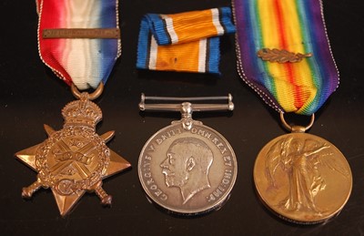 Lot 2147 - A WW I/II group of six medals to include 1914...