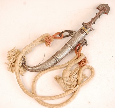 Lot 2256 - An early 20th century Eastern Jambiya, the...