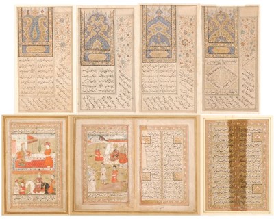 Lot 3237 - A collection of framed Indo-Persian...
