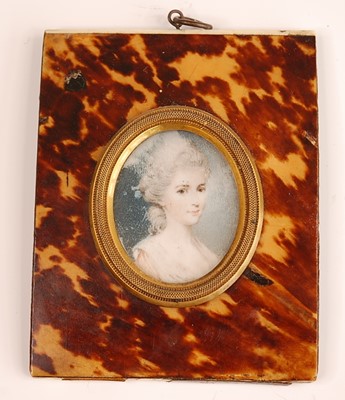 Lot 3194 - 19th century English school - Bust portrait of...