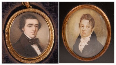 Lot 3197 - 19th century English school - Bust portrait of...