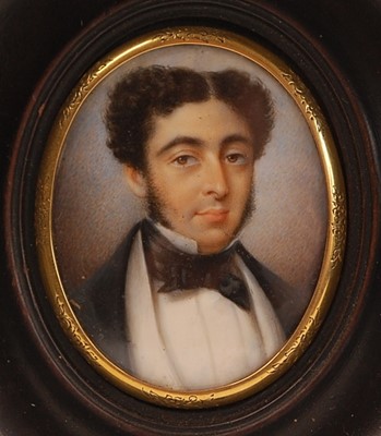 Lot 3198 - 19th century English school - Bust portrait of...