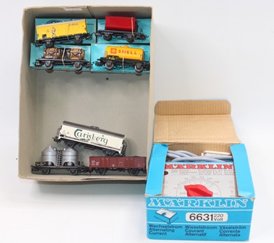 Lot 474 - Marklin transformers 6631 (NM-BVG-E), all plug-...