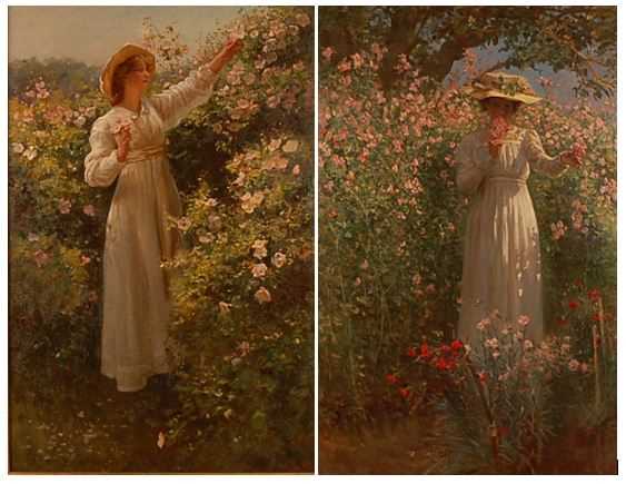 Lot 3247 - Robert Payton Reid (1859-1945) - Pair; Among...