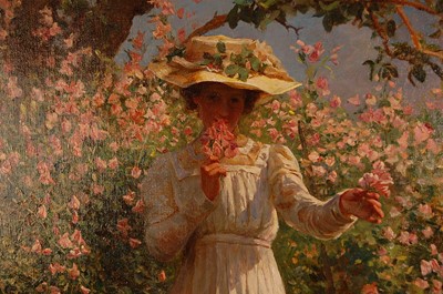 Lot 3247 - Robert Payton Reid (1859-1945) - Pair; Among...