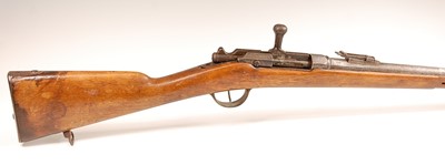 Lot 2340 - A Greek Gras M1874 11mm bolt action rifle, the...