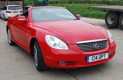 Lot 3433 - A 2002 Lexus SC430 2+2 coupé Reg No C14 OPT...