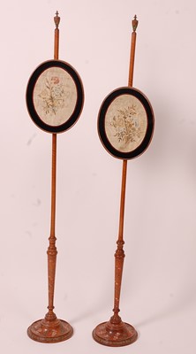 Lot 3339 - A pair of circa 1900 Sheraton Revival...