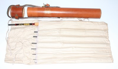 Lot 2630 - A Hardy #7 "Graphite Smuggler De Luxe" 9' 2...