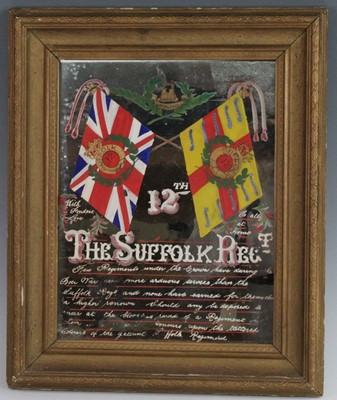 Lot 2459 - An early 20th century mirror, the rectangular...