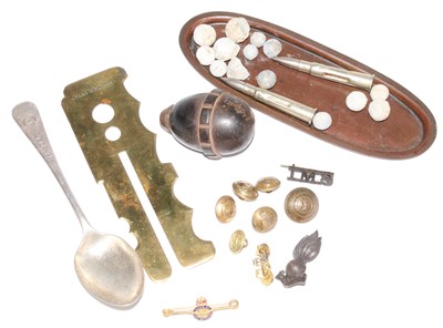 Lot 2460 - An inert Imperial German M1 egg grenade,...
