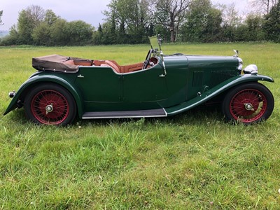 Lot 3422 - 1934 Alvis Firefly Tourer Registration No: AFY...